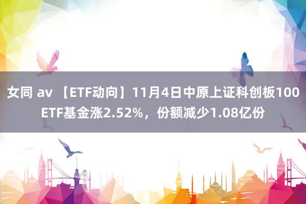 女同 av 【ETF动向】11月4日中原上证科创板100ETF基金涨2.52%，份额减少1.08亿份